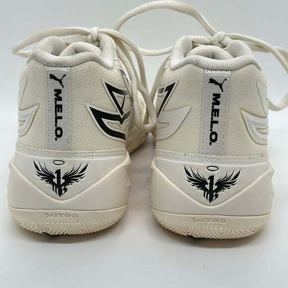 Puma MB.02 Jr Whispers Ivory & Black LaMelo Youth Size 6 - Picture 5 of 11